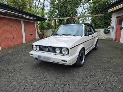 Gebraucht VW Golf Cabriolet 98 PS (72 kW) 1990 Weiß Cabrio