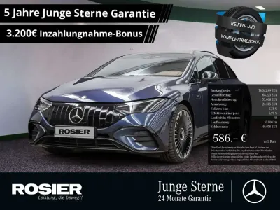 Gebraucht Mercedes EQE AMG 53 Premium Plus 505 kW (687 PS) 2025 Blau / sodalithblau Limousine
