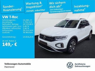 Gebraucht VW T-Roc Goal 116 PS (85 kW) 2025 Pure white SUV