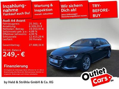 Usata Audi A4 Advanced Plus 204 CV (150 kW) 2023 Nero Station wagon