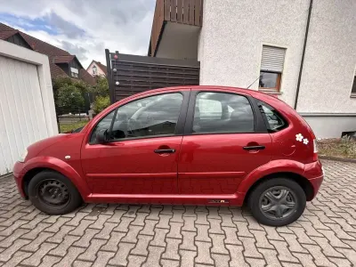 Brugt Citroën C3 VTR Sport 73 HK (53 kW) 2007 Rød Sedan
