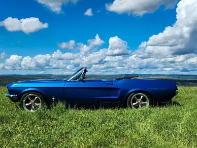 Gebraucht Ford Mustang GT 1968 Blau Cabrio
