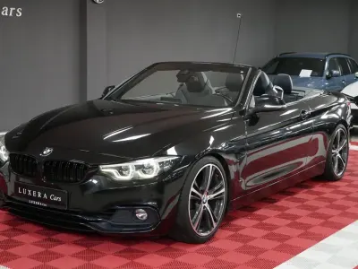 Gebraucht BMW 420 Cabriolet Sport Line 184 PS (135 kW) 2018 Schwarz Cabrio