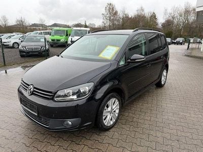 Gebraucht VW Touran Comfortline 105 PS (77 kW) 2014 Schwarz Van / Kleinbus