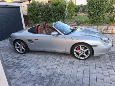 Usata Porsche Boxster 204 CV (150 kW) 1997 Argento Cabrio