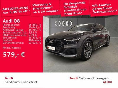 Gebraucht Audi Q8 Ambiente 381 PS (280 kW) 2021 Samuraigrau metallic SUV