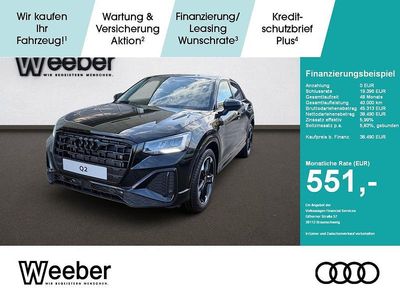 Gebraucht Audi Q2 S-Line 150 PS (110 kW) 2025 Schwarz SUV