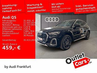 Gebraucht Audi Q5 S-Line 299 PS (219 kW) 2022 Mythosschwarz metallic SUV