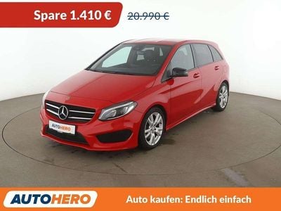 Gebraucht Mercedes B220 AMG line 177 PS (130 kW) 2018 Rot Van / Kleinbus