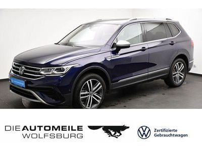 Atlantic blue metallic (metallic) Gebraucht 2023 VW Tiguan Allspace Elegance SUV | 40.690 € (Fairer Preis)
