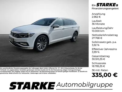 Gebraucht VW Passat Elegance 150 PS (110 kW) 2023 Weiß (gletscherweiß metallic) Kombi