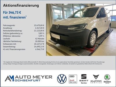 Gebraucht VW Caddy 102 PS (75 kW) 2022 Candyweiß Van / Kleinbus