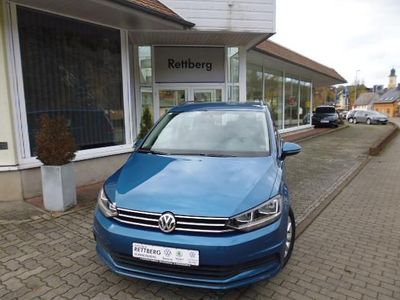 Gebraucht VW Touran Comfortline 150 PS (110 kW) 2017 Blau Van / Kleinbus