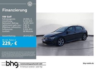 Gebraucht VW Golf VIII R-line 131 PS (96 kW) 2024 Grau Limousine
