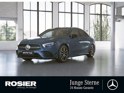 Blau / denimblau Gebraucht 2021 Mercedes A35 AMG AMG Limousine | 39.860 € (Teuer)
