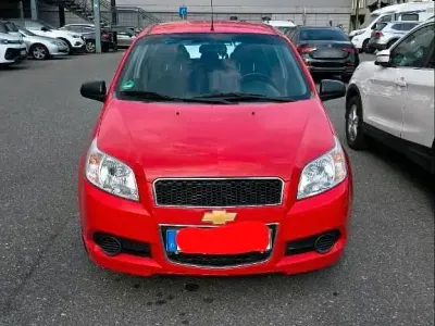 Usata Chevrolet Aveo LS 84 CV (61 kW) 2010 Rosso Berlina