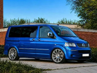 Brugt VW T5 Highline 174 HK (127 kW) 2005 Blå Van