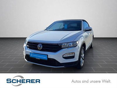 Gebraucht VW T-Roc Cabriolet Style 110 PS (80 kW) 2021 Weiß Cabrio