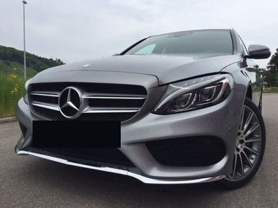 Usata Mercedes C250 AMG line 204 CV (150 kW) 2015 Grigio Station wagon