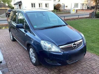 Brugt Opel Zafira 125 HK (91 kW) 2012 Blå MPV