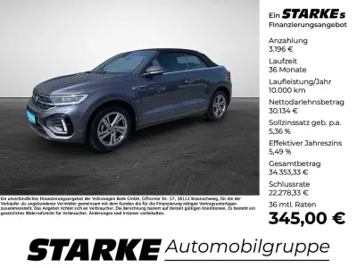 Gebraucht VW T-Roc Cabriolet R-line 150 PS (110 kW) 2024 Grau Cabrio