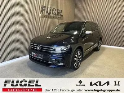 Gebraucht VW Tiguan Allspace R-line 240 PS (176 kW) 2019 Deep black perleffekt SUV