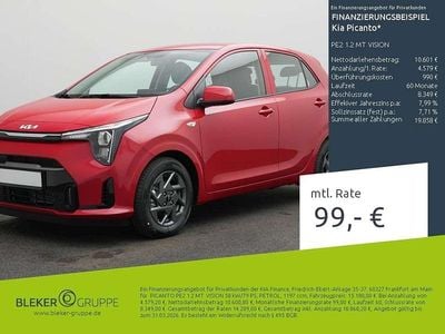 Gebraucht Kia Picanto Vision 79 PS (58 kW) 2025 Signal red Kleinwagen