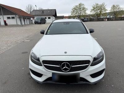 Usata Mercedes C220 AMG line 170 CV (125 kW) 2017 Bianco Station wagon