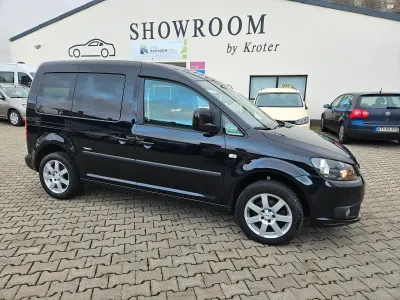 Gebraucht VW Caddy Team 102 PS (75 kW) 2015 Schwarz Van / Kleinbus