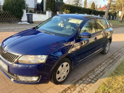 Brugt Skoda Rapid Active 90 HK (66 kW) 2014 Blå Hatchback