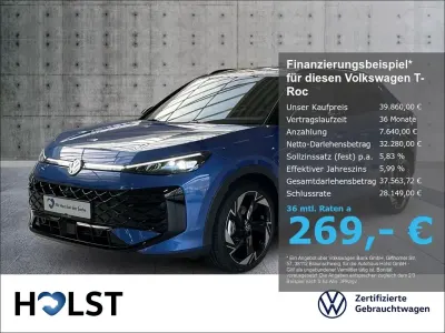 Nowe VW T-Roc Cabriolet R-line 150 KM (110 kW) 2025 Niebieski SUV