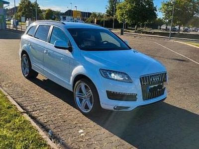 Second-hand Audi Q7 S-Line 245 CP (180 kW) 2013 Alb SUV