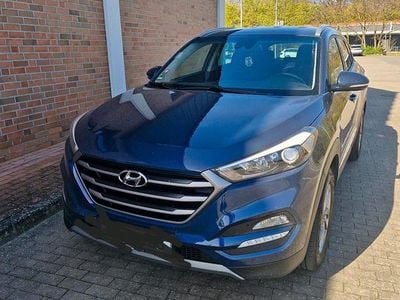 Begagnad Hyundai Tucson 116 HK (85 kW) 2017 Blå SUV