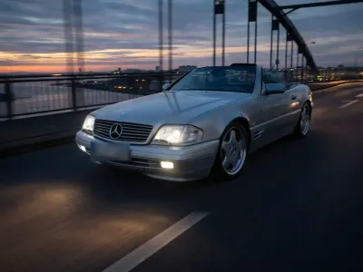 Gebraucht Mercedes SL500 Edition 320 PS (235 kW) 1998 Silber Cabrio