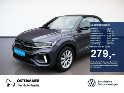 Gebraucht VW T-Roc Cabriolet Style 150 PS (110 kW) 2025 Rauchgrau Cabrio