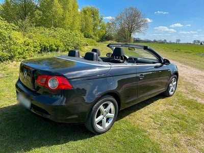 Brugt VW Eos 115 HK (84 kW) 2007 Sort Cabriolet