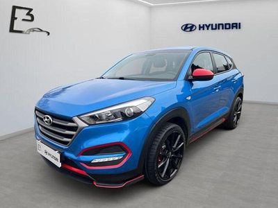 Gebraucht Hyundai Tucson GO! 177 PS (130 kW) 2017 Blau SUV
