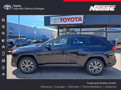 Gebraucht Toyota RAV4 Hybrid Team 222 PS (163 kW) 2022 Tiefschwarz metallic SUV