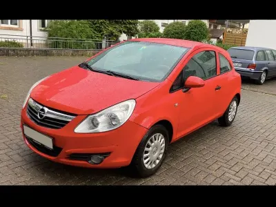 Używany Opel Corsa Selection 60 KM (44 kW) 2009 Czerwony Hatchback