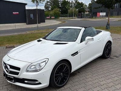 Usata Mercedes SLK200 184 CV (135 kW) 2013 Bianco Cabrio