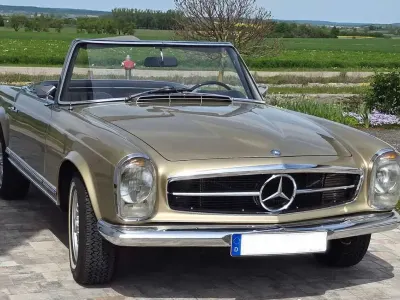 Gebraucht Mercedes SL280 170 PS (125 kW) 1968 Gold Cabrio