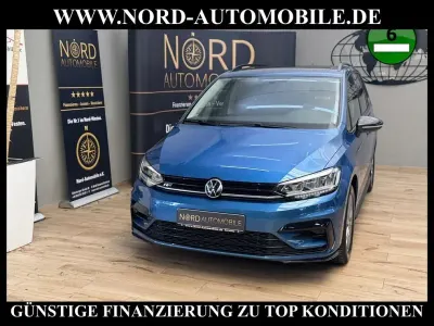 Usata VW Touran R-line 150 CV (110 kW) 2022 Blu Monovolume