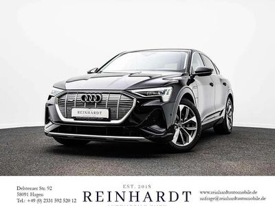 Gebraucht Audi e-tron Sportback S-Line 300 kW (408 PS) 2022 Mythosschwarz metallic SUV