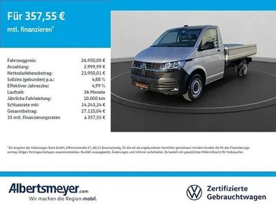 Gebraucht VW Transporter 110 PS (80 kW) 2021 Silber Van