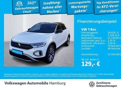 Second-hand VW T-Roc Goal 150 CP (110 kW) 2025 Alb SUV