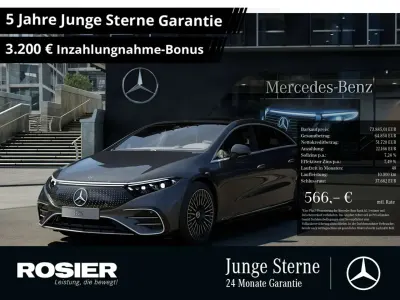 Brugt Mercedes EQS580 Premium Plus 400 kW (544 HK) 2023 Grå Sedan