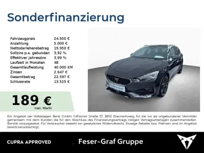 Gebraucht Cupra Leon VZ 245 PS (180 kW) 2022 Mitternachtsschwarz Kombi
