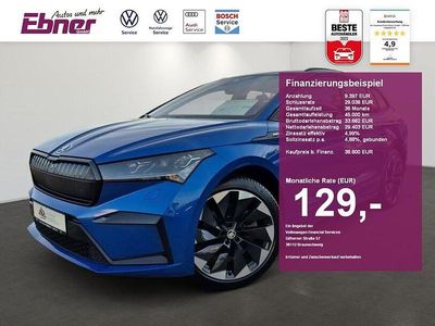 Raceblau metallic Gebraucht 2023 Skoda Enyaq iV SportLine SUV | 38.800 € (Fairer Preis)