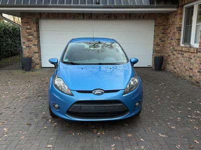 Gebraucht Ford Fiesta Trend 82 PS (60 kW) 2009 Blau Kleinwagen