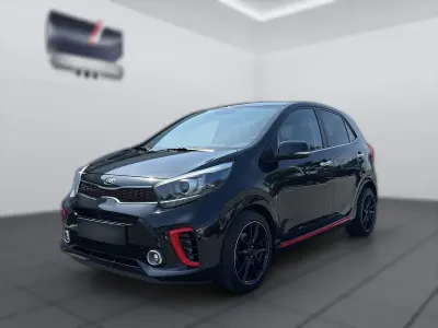 Gebraucht Kia Picanto GT-Line 101 PS (74 kW) 2018 Schwarz metallic Kleinwagen
